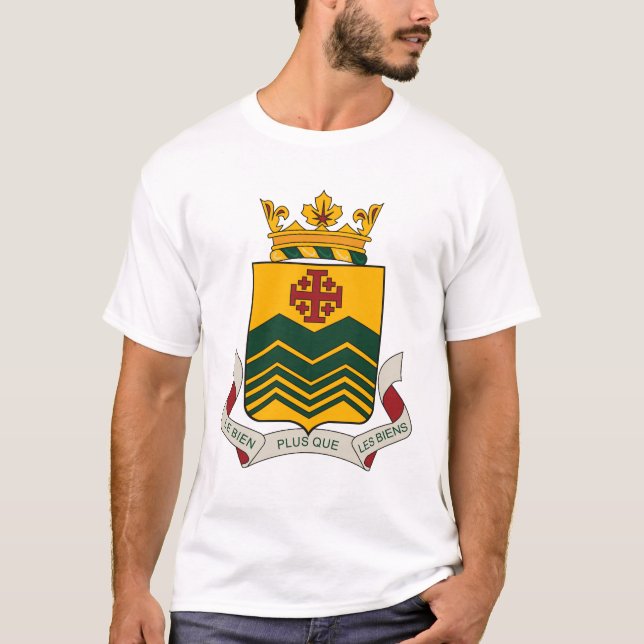 T-shirt da brasão de Rua Cirilo de Lessard (Frente)