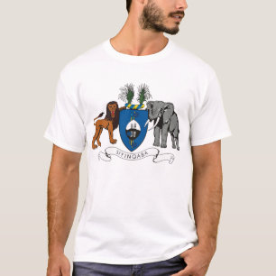 T-shirt da brasão de Suazilândia