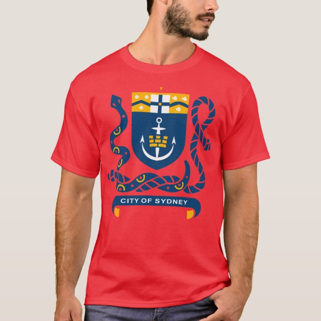T-shirt da brasão de Sydney (Frente)