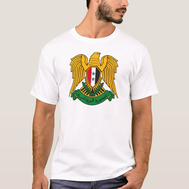 T-shirt da brasão de Syria (Frente)