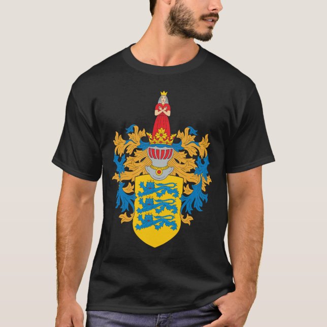T-shirt da brasão de Tallinn (Frente)