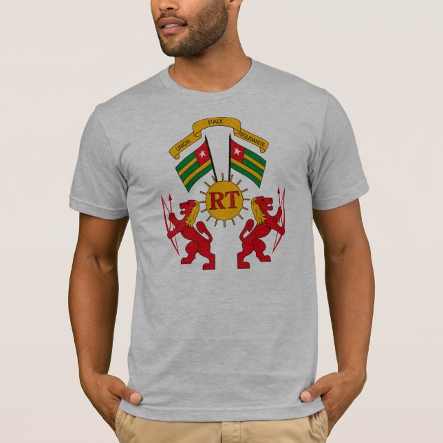 T-shirt da brasão de Togo (Frente)