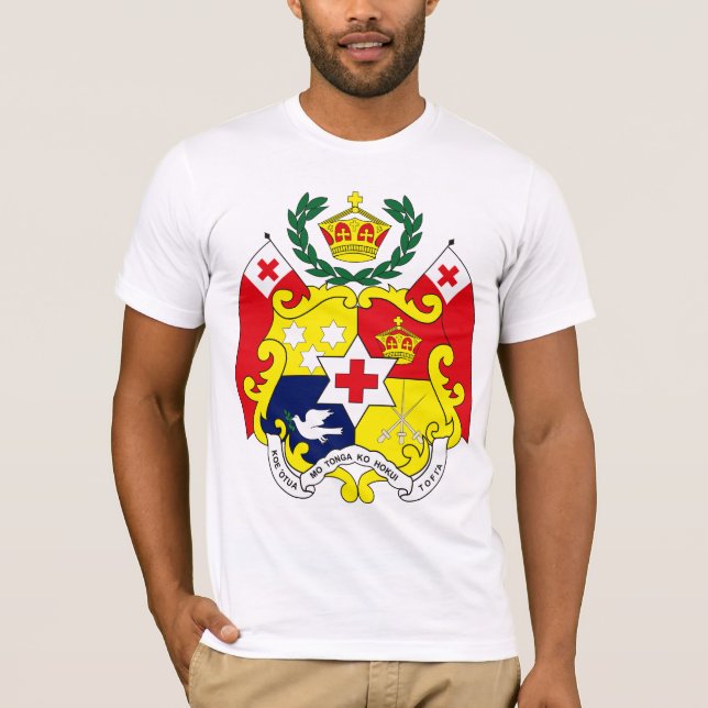 T-shirt da brasão de Tonga (Frente)