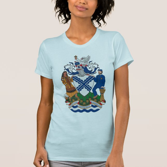 T-shirt da brasão de Truro (Frente)