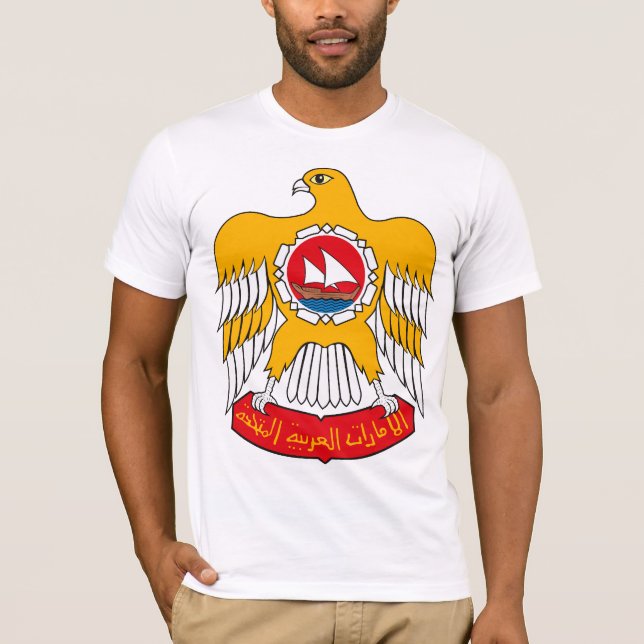 T-shirt da brasão de United Arab Emirates (Frente)