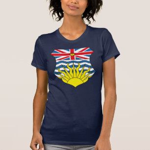 T-shirt da brasão do Columbia Britânica