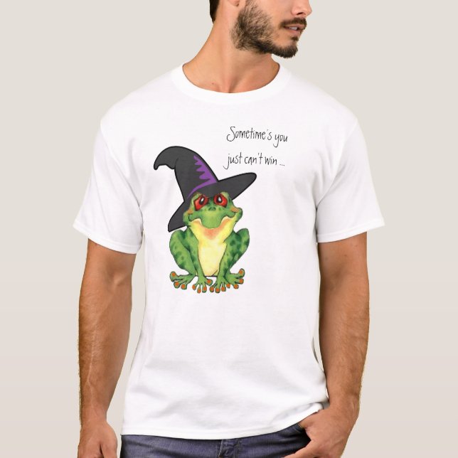 T-shirt da bruxa do comedor de rãs (Frente)