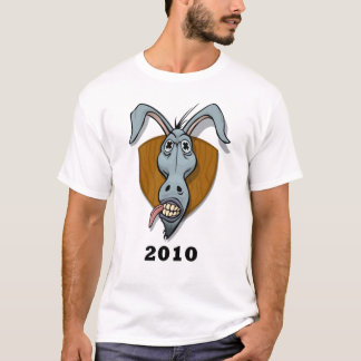 T-shirt da cabeça do troféu de Democrata