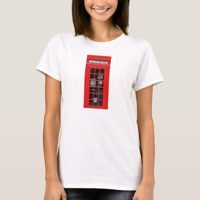 T-shirt da cabine de telefone de Londres (Frente)