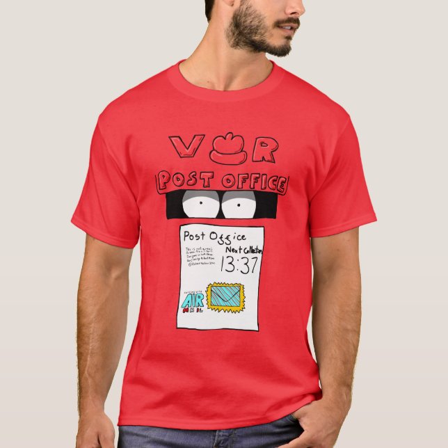 T-shirt da caixa do cargo (Frente)