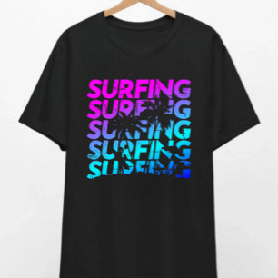 T-shirt da Califórnia em surfe