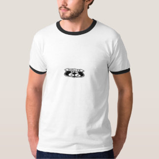 T-shirt da campainha, branco/preto - rota 66