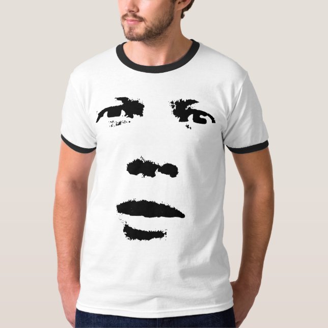 T-shirt da campainha da cara (Frente)