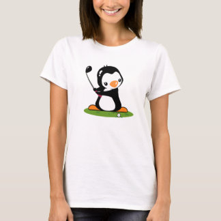 T-shirt da campainha das senhoras do golfe