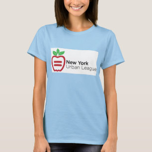 T-shirt da campainha das senhoras do logotipo de