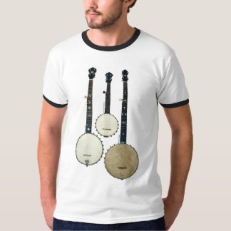 T-shirt da campainha de 3 homens dos banjos