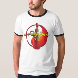 T-shirt da campainha do Dojo do dragão da guitarra