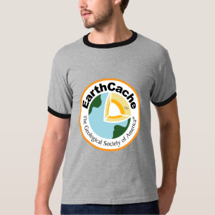 T-shirt da campainha do EarthCache dos homens