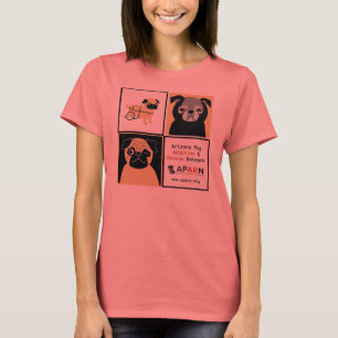 T-shirt da campainha do fio de mescla das senhoras