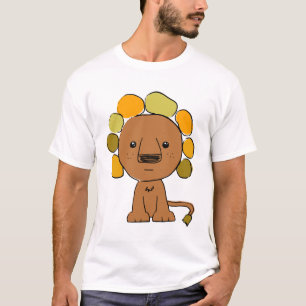 T-shirt da campainha do fio de mescla do leão