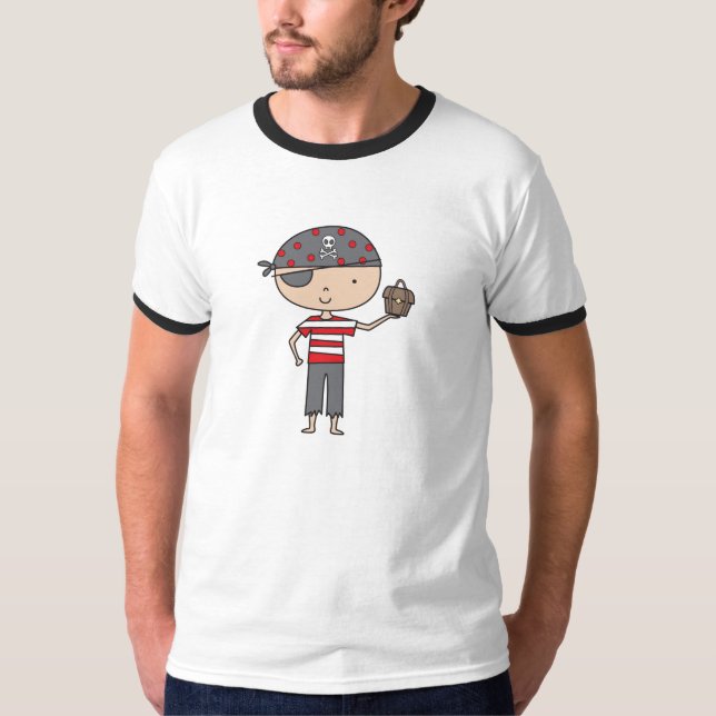 T-shirt da campainha do pirata (Frente)