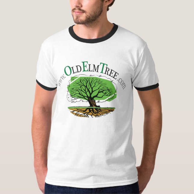 T-shirt da campainha dos homens (Frente)