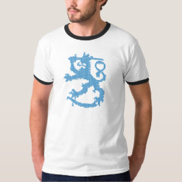 T-shirt da campainha dos homens do leão de Sisu