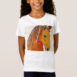 T-shirt da Capa do boné das meninas com design