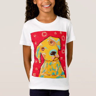 T-shirt da Capa do boné das meninas com design