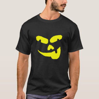 T-shirt da cara da abóbora