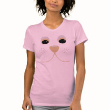 T-shirt da cara do cão
