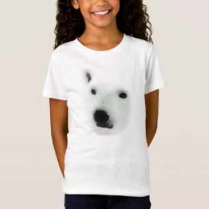 T-shirt da cara do urso polar