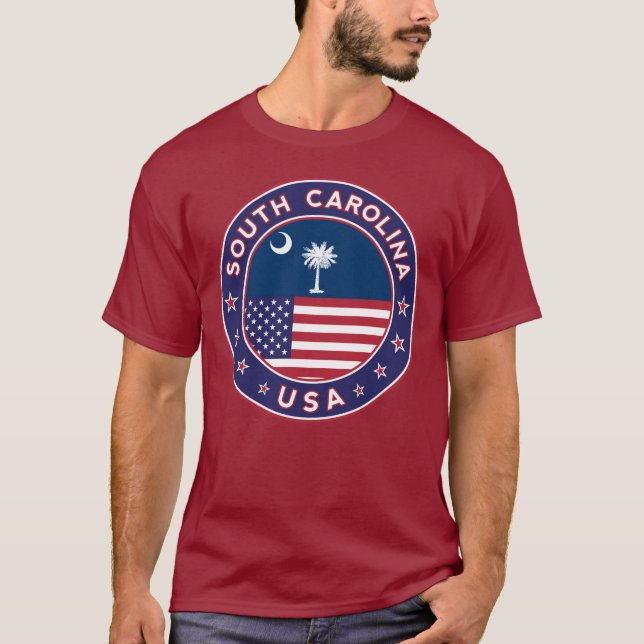 t-shirt da Carolina do Sul, legging (Frente)