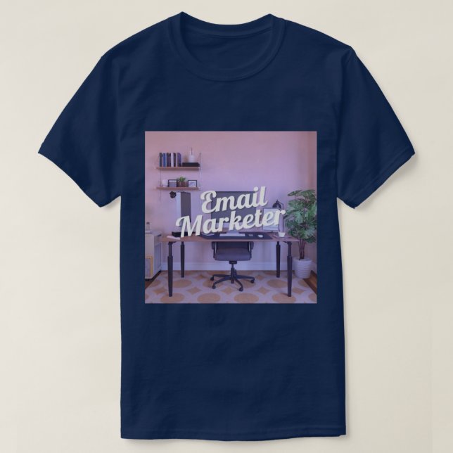 T-Shirt da Carreira do Email Marketer (Frente do Design)