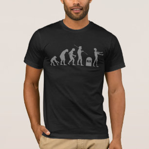 T-shirt Da carta evolucionária da evolução do zombi
