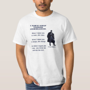 T-shirt da cavalaria da guerra civil dos Amos