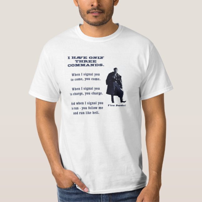T-shirt da cavalaria da guerra civil dos Amos (Frente)