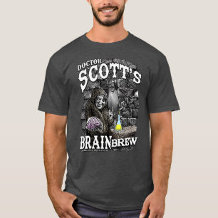 t-shirt da celebridade do Dr. Scott Brain Brew