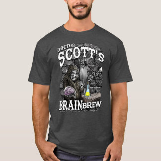 t-shirt da celebridade do Dr. Scott Brain Brew
