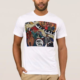 T-shirt da cidade do jazz
