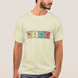 T-shirt da ciência da comédia - 'Think