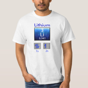 T-shirt da ciência: Lítio