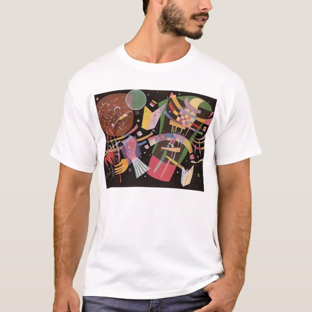 T-shirt da composição X de Kandinsky (Frente)