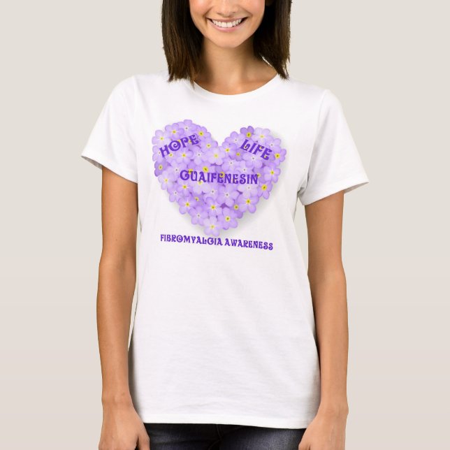 T-shirt da consciência da fibromialgia (Frente)