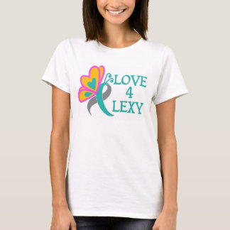 T-shirt da consciência de Lexy do amor 4