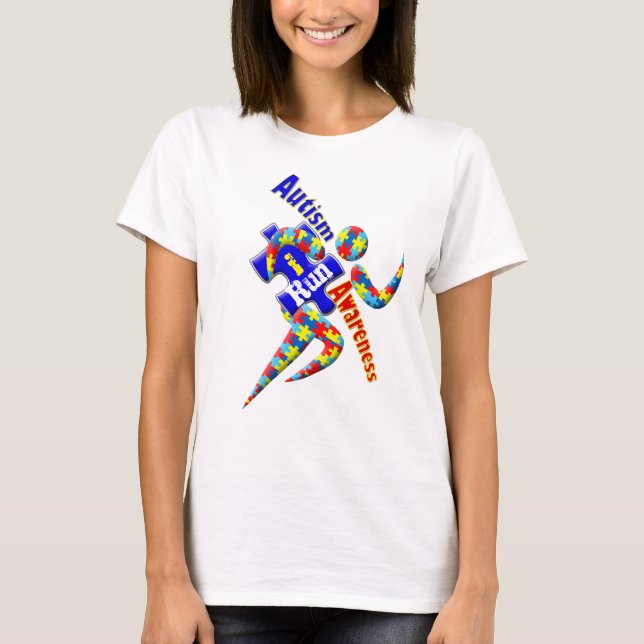 T-shirt da consciência do autismo (Frente)