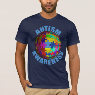 T-shirt da consciência do autismo do mundo