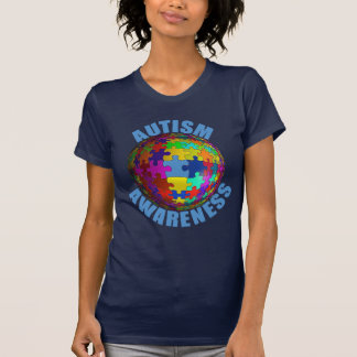T-shirt da consciência do autismo do mundo