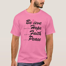 T-shirt da consciência do cancro da mama