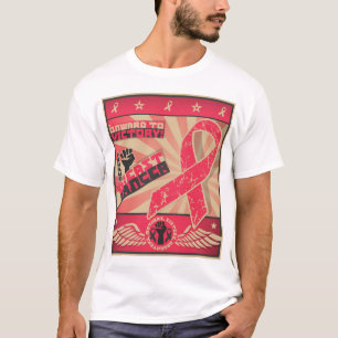 T-shirt da consciência do cancro da mama
